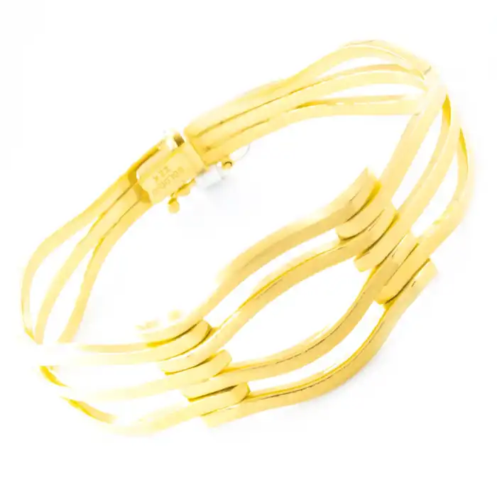 22 Ayar 4 Sıra Tasarım Kaburga Kelepçe