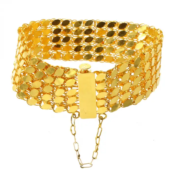 14 Ayar 5 Sıra Pullu Bileklik