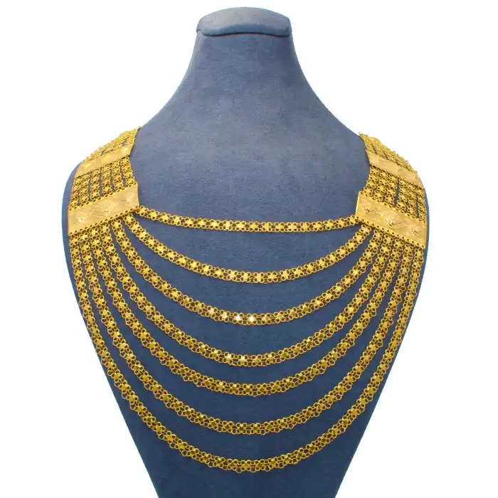 22 Ayar 7 Sıralı Urfa Akıtma Kolye