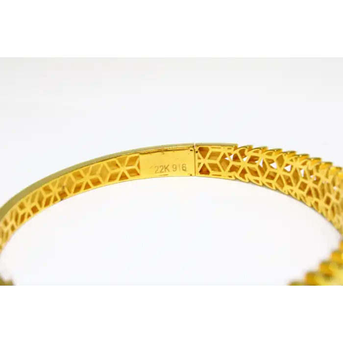 22 Ayar Altın Başak Modeli Kelepçe Bilezik 16.64 GR KLP2089