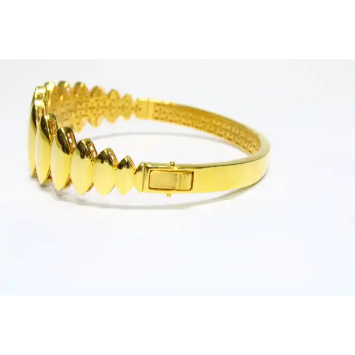 22 Ayar Altın Damla Model Kelepçe Bilezik 19.25 GR KLP1378