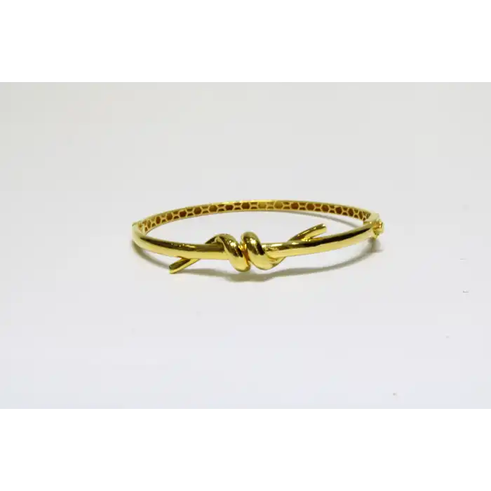 22 Ayar Altın Düğüm Model Günlük Kelepçe Bilezik 11.82 GR KLP2246