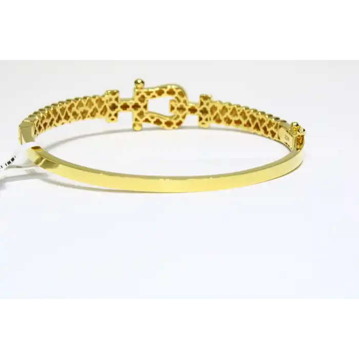 22 Ayar Altın Kilit Modeli Kelepçe Bilezik 13.85 GR KLP2250