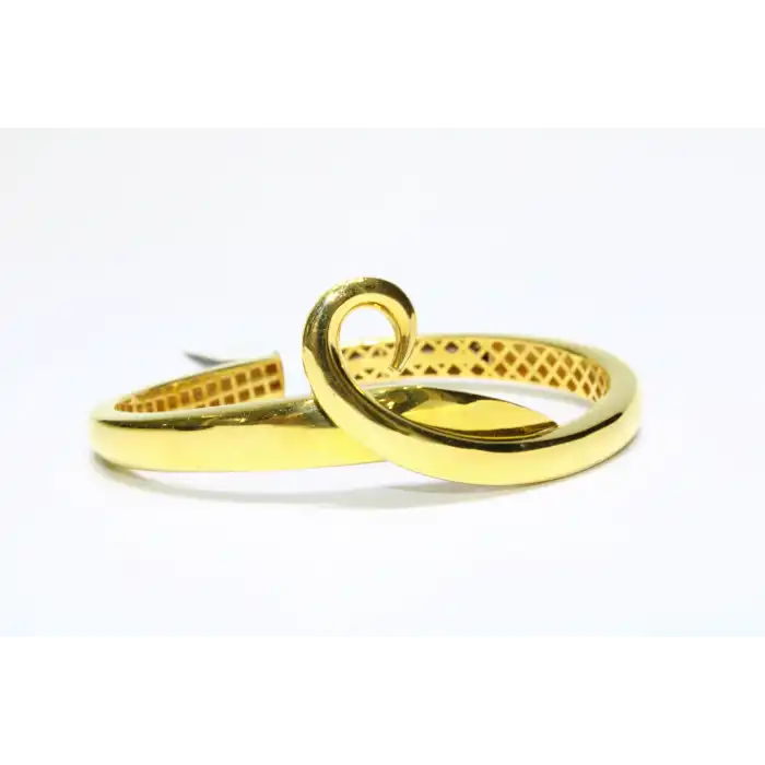 22 Ayar Altın Kuğu Modeli Kelepçe Bilezik 16.56 GR KLP1779