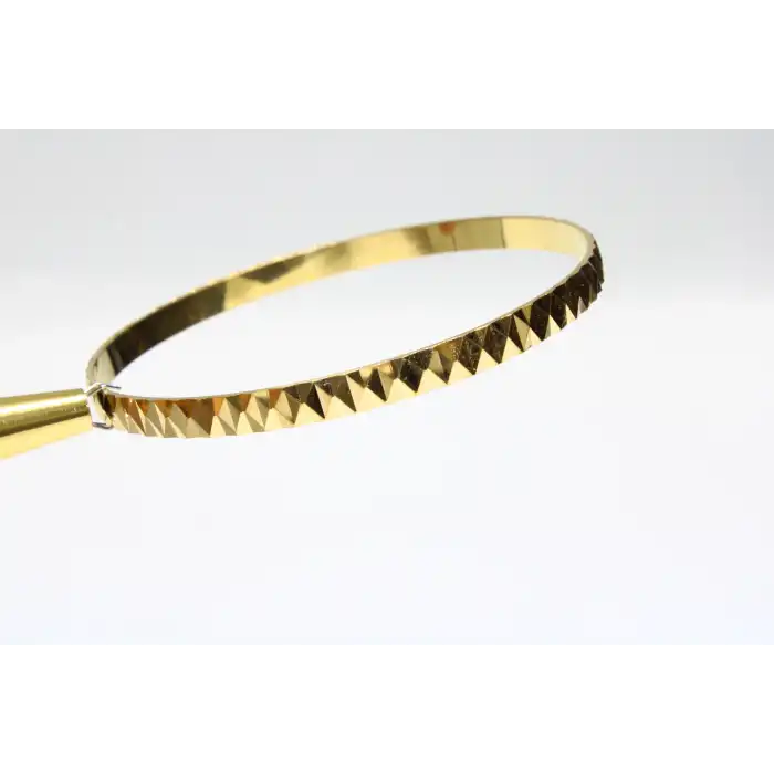 22 Ayar Altın Piramit Model Bilezik 16.23 GR