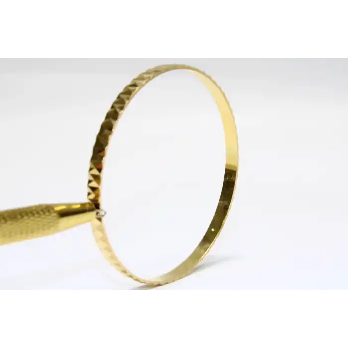 22 Ayar Altın Piramit Model Bilezik 16.23 GR