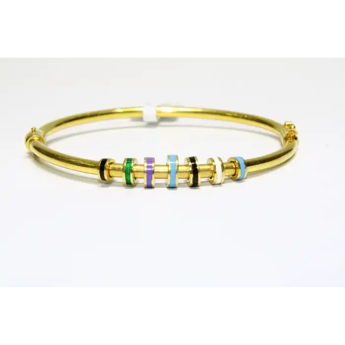 22 Ayar Altın Renkli Günlük Kelepçe Bilezik 10.46 GR KLP1123