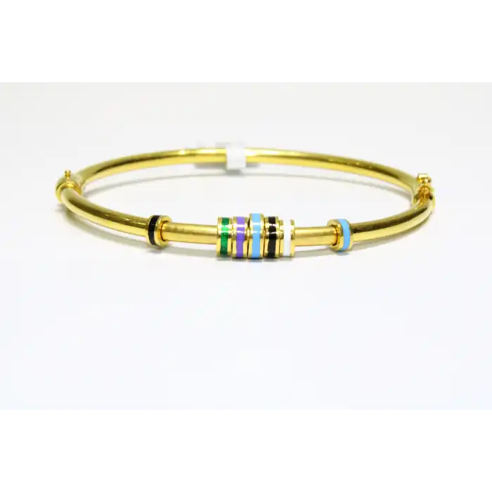 22 Ayar Altın Renkli Günlük Kelepçe Bilezik 10.46 GR KLP1123