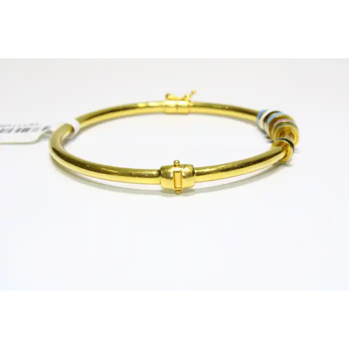 22 Ayar Altın Renkli Günlük Kelepçe Bilezik 10.46 GR KLP1123