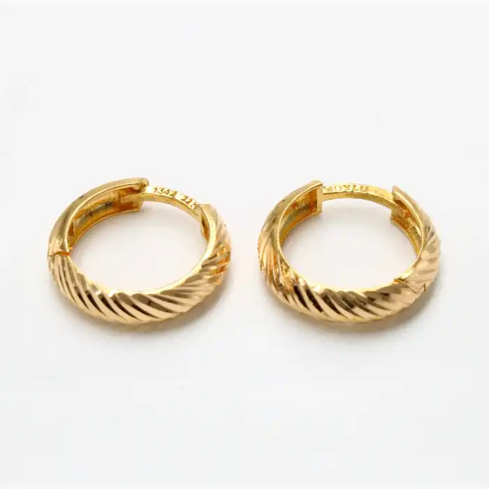 22 Ayar Ayna Model Küpe