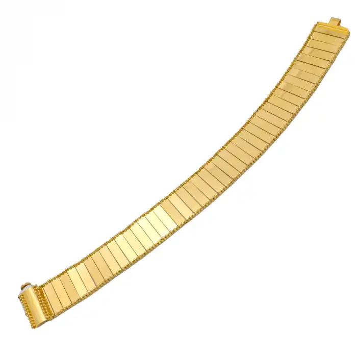 22 Ayar Aynalı Kenarı Dorika Bileklik