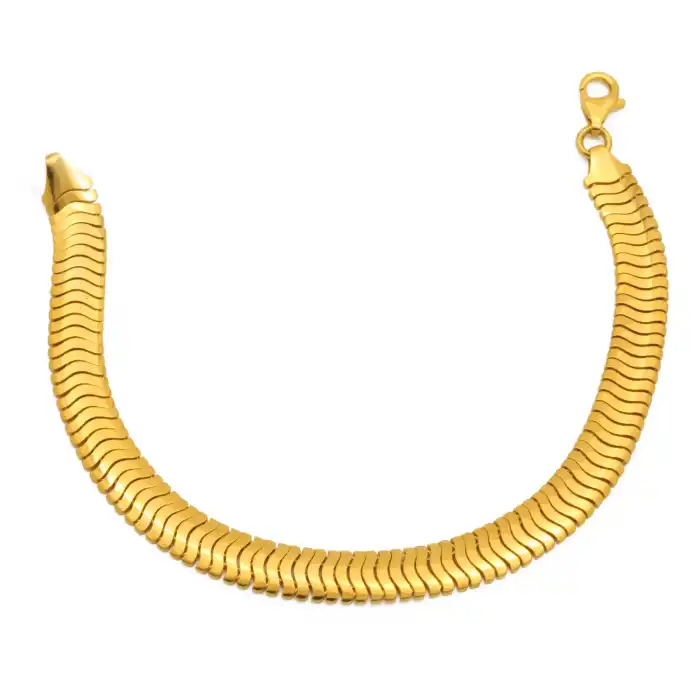 22 Ayar Balık Sırtı Bileklik