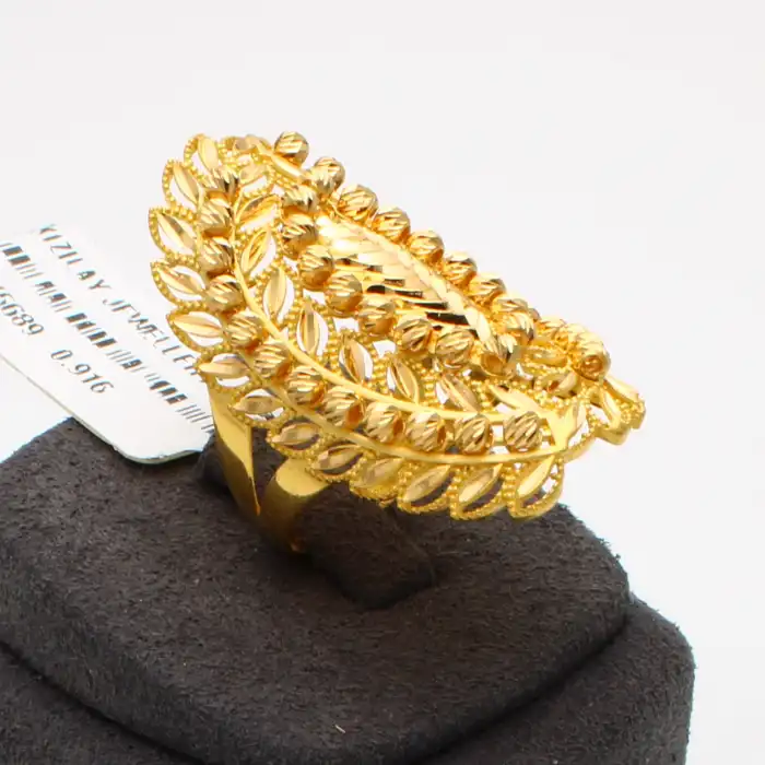 22 Ayar Başak Yüzük