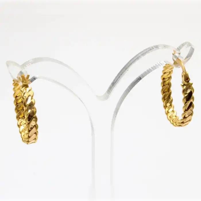 22 Ayar Burma Model Küpe