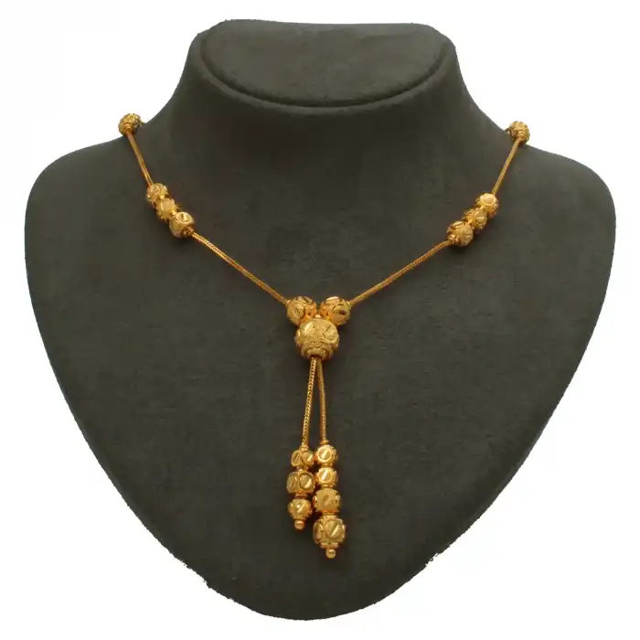 22 Ayar Büyük Taneli Kolye