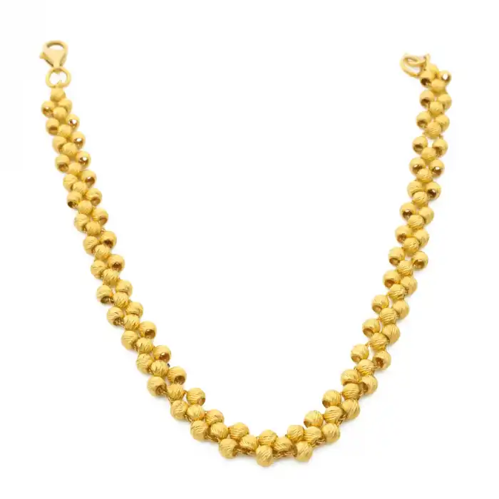 22 Ayar Çapraz Dorika Bileklik