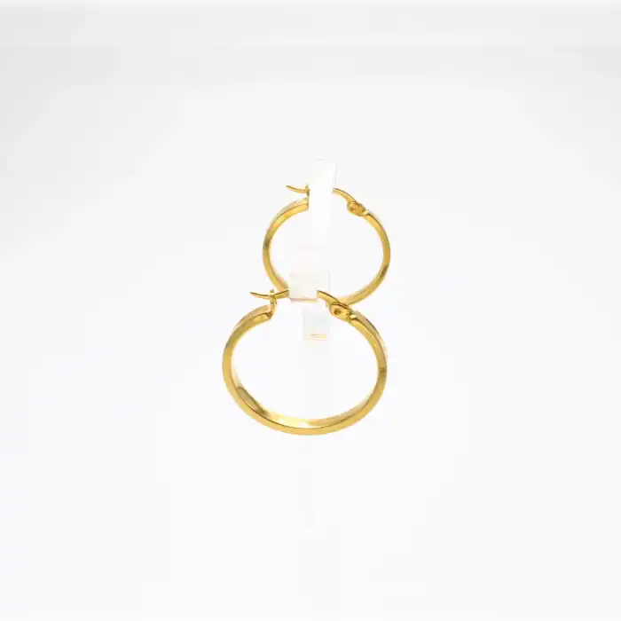 22 Ayar Cartier Desenli Küpe