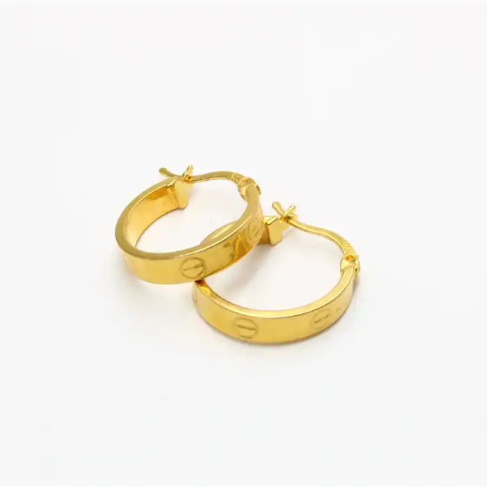 22 Ayar Cartier Küpe