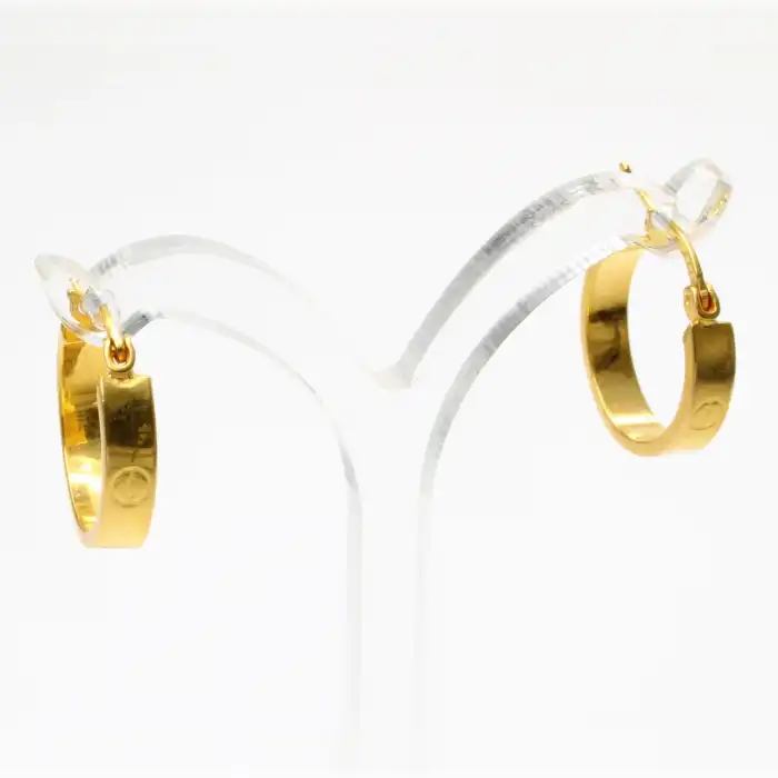 22 Ayar Cartier Küpe