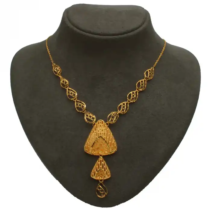 22 Ayar Damla Model Kolye