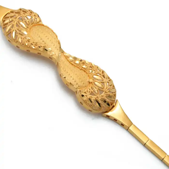 22 Ayar Damla Yaprak Set