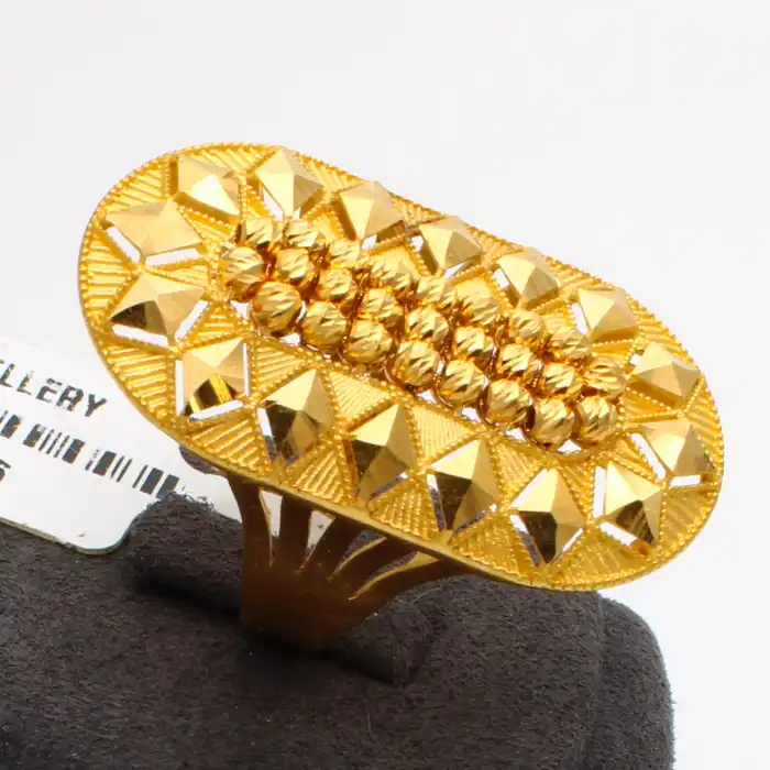 22 Ayar Dorika Aynalı Yüzük