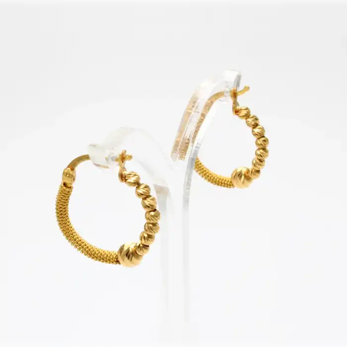 22 Ayar Dorika Küpe