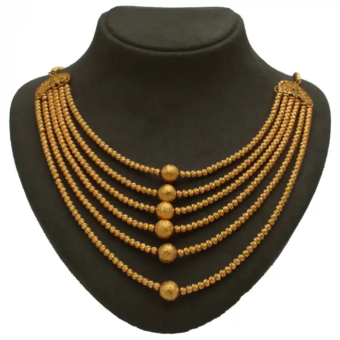 22 Ayar Dorika Sıralı Kolye