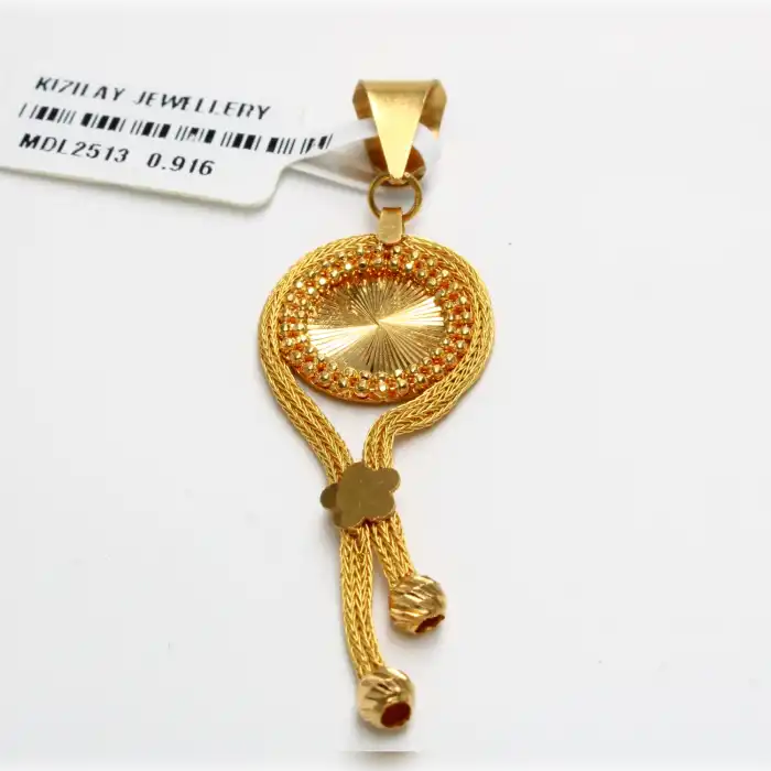 22 Ayar Dorika Tasarım Kolyr Ucu