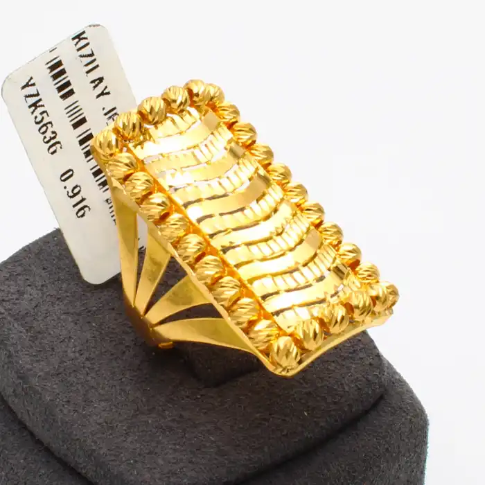 22 Ayar Dorikalı Aynalı Yüzük