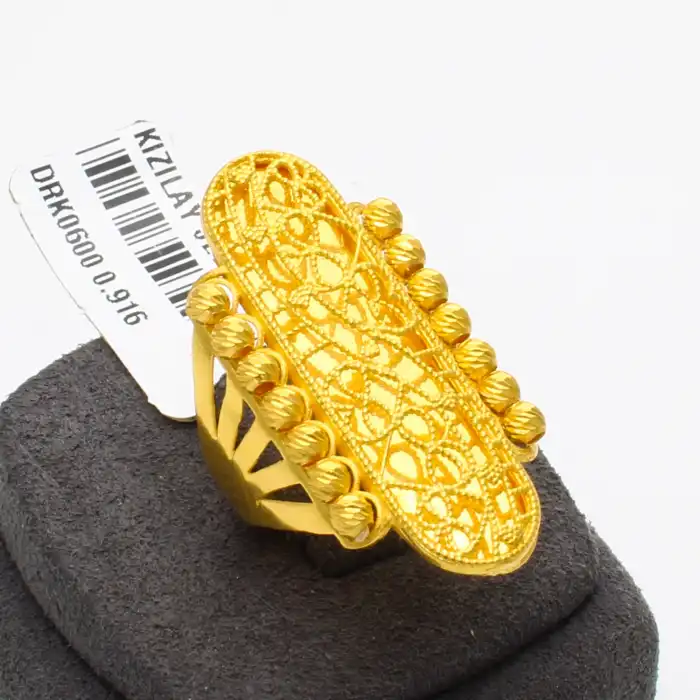 22 Ayar Dorikalı Aynalı Yüzük