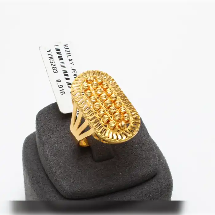 22 Ayar Dorikalı Başak Yüzük