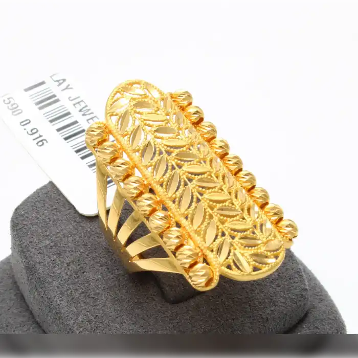 22 Ayar Dorikalı Başak Yüzük