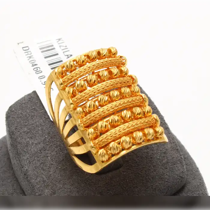 22 Ayar Dorikalı Kaburga Yüzük