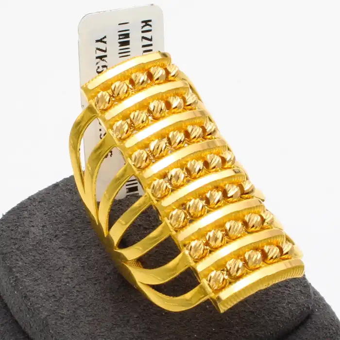 22 Ayar Dorikalı Kaburga Yüzük