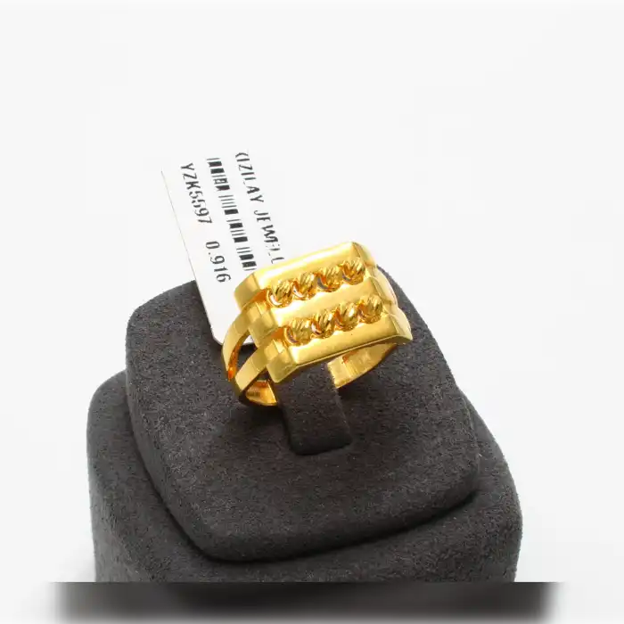 22 Ayar Dorikalı Kaburga Yüzük