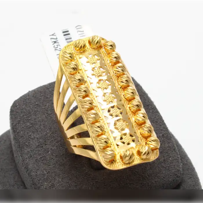 22 Ayar Dorikalı Kaburga Yüzük