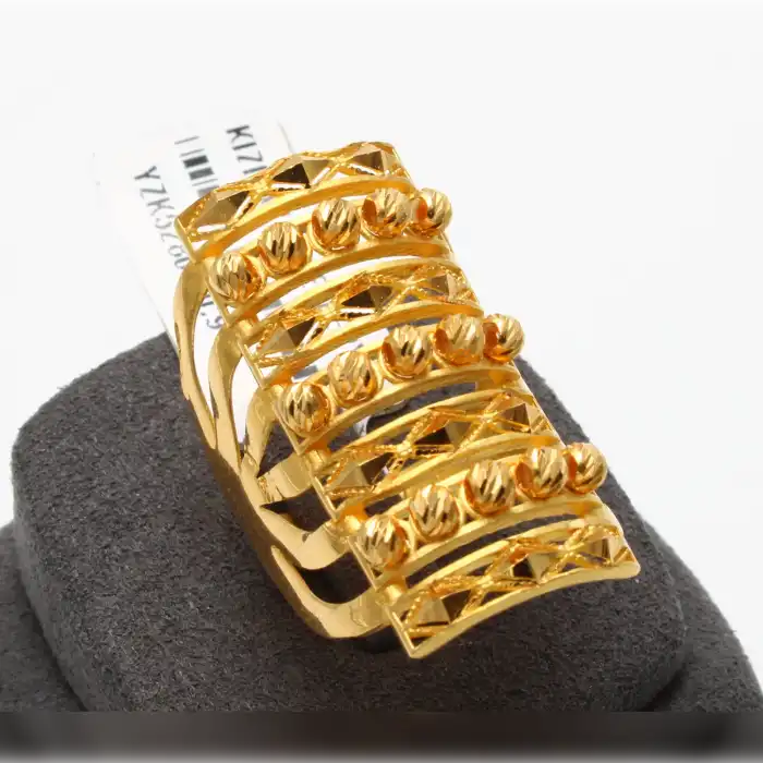 22 Ayar Dorikalı Kaburga Yüzük