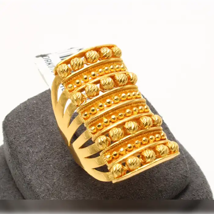 22 Ayar Dorikalı Kaburga Yüzük