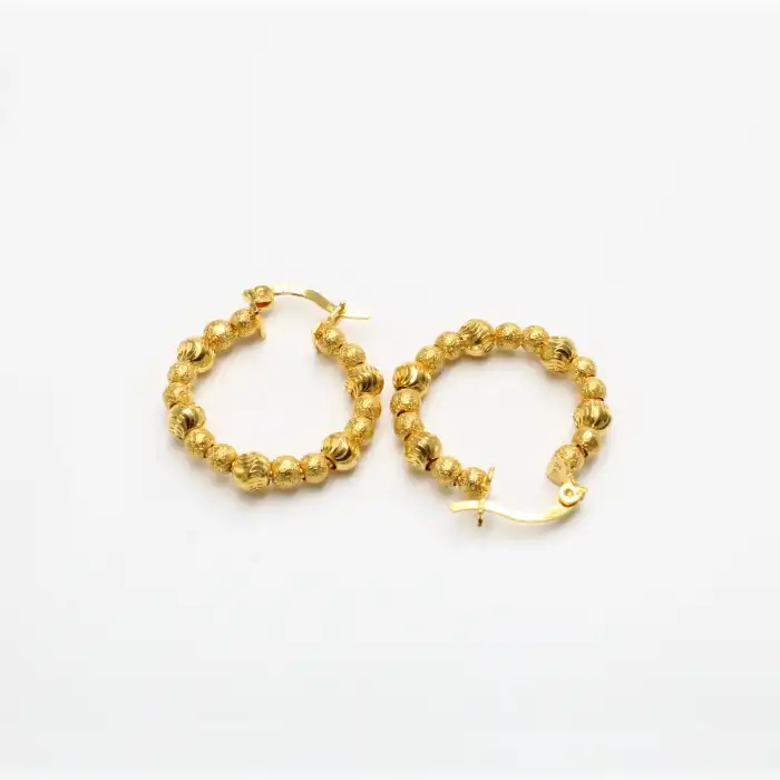 22 Ayar Dorikalı Küpe