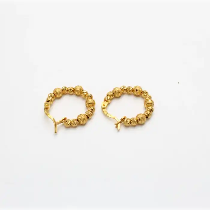 22 Ayar Dorikalı Küpe