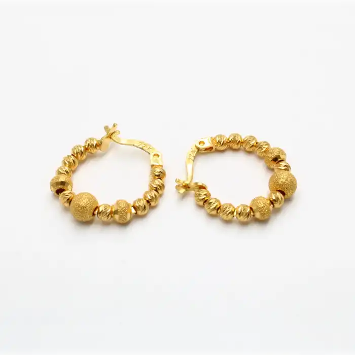 22 Ayar Dorikalı Küpe