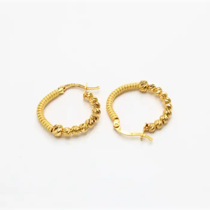 22 Ayar Dorikalı Küpe