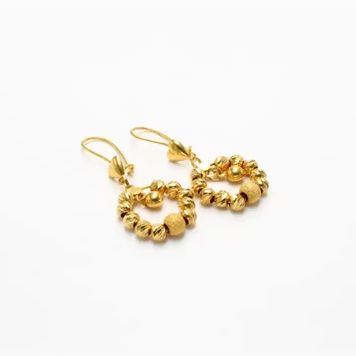 22 Ayar Dorikalı Küpe