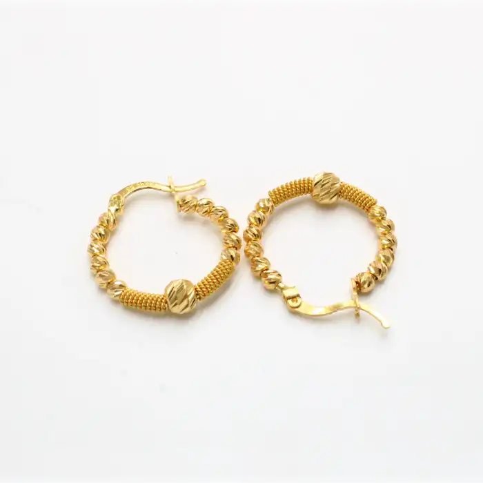 22 Ayar Dorikalı Küpe