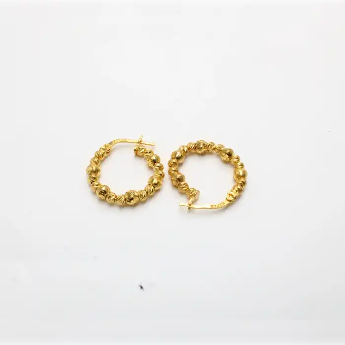 22 Ayar Dorikalı Küpe