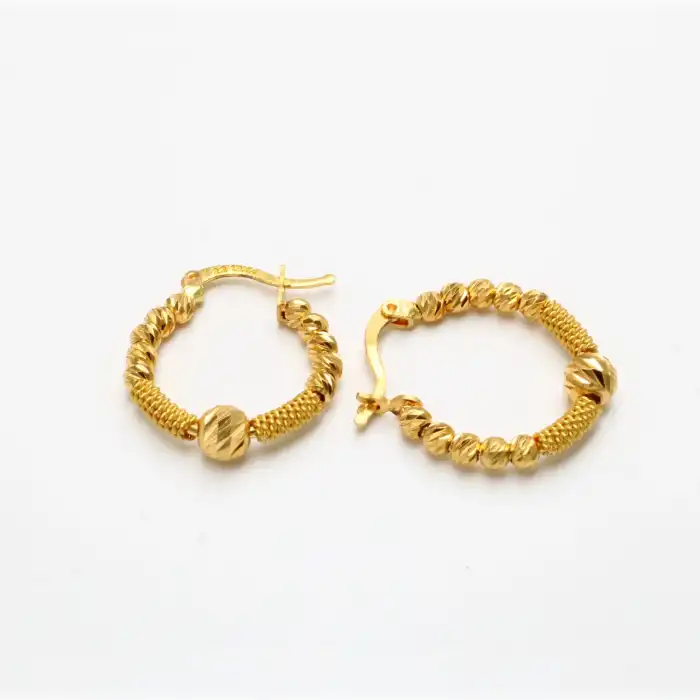 22 Ayar Dorikalı Küpe