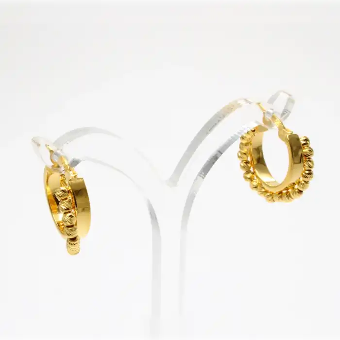 22 Ayar Dorikalı Küpe