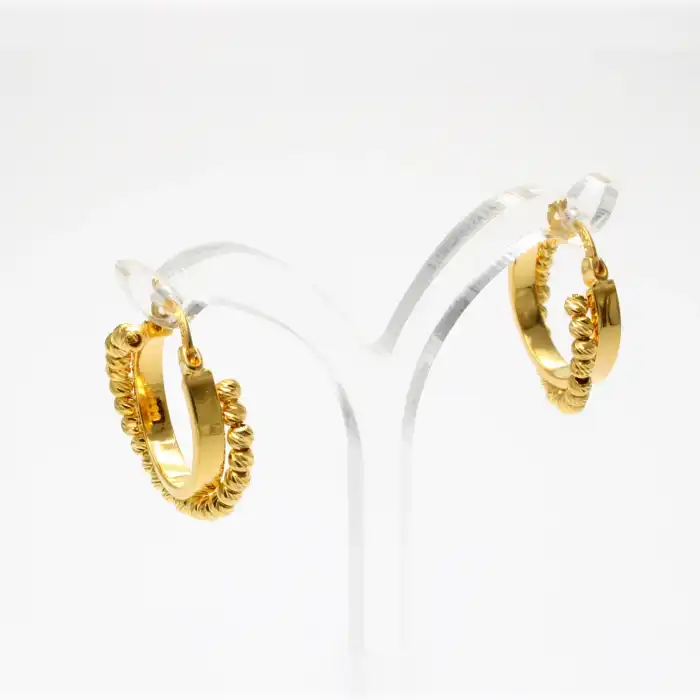 22 Ayar Dorikalı Küpe