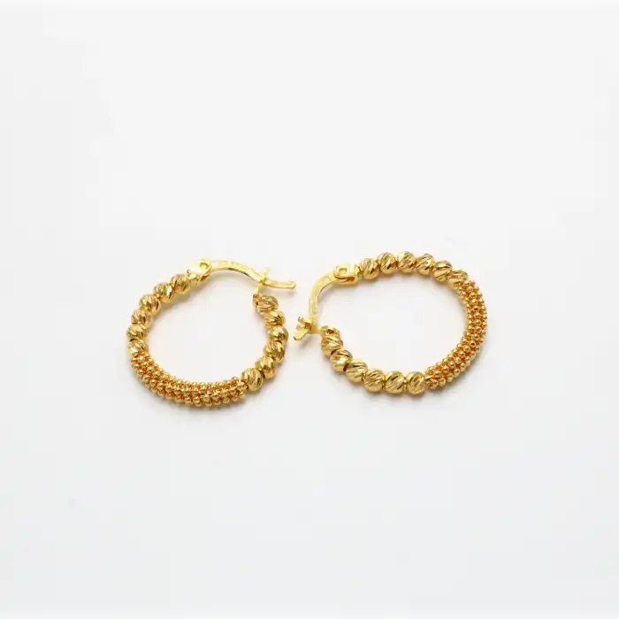 22 Ayar Dorikalı Küpe